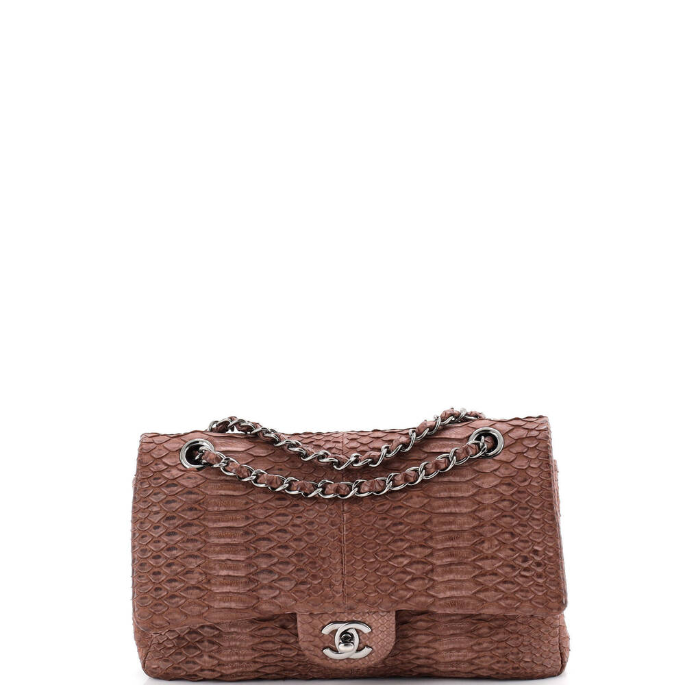 Chanel Medium Classic Double Flap Bag Python